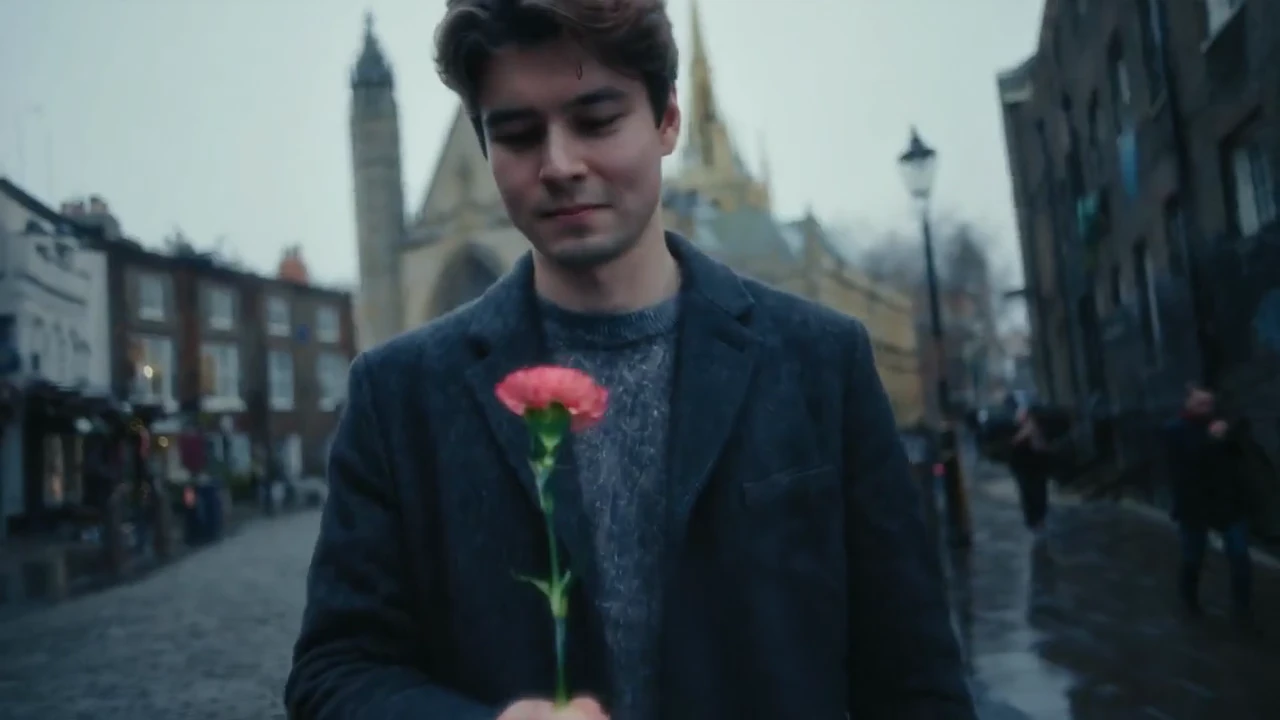 A flower, a thank-you reference video