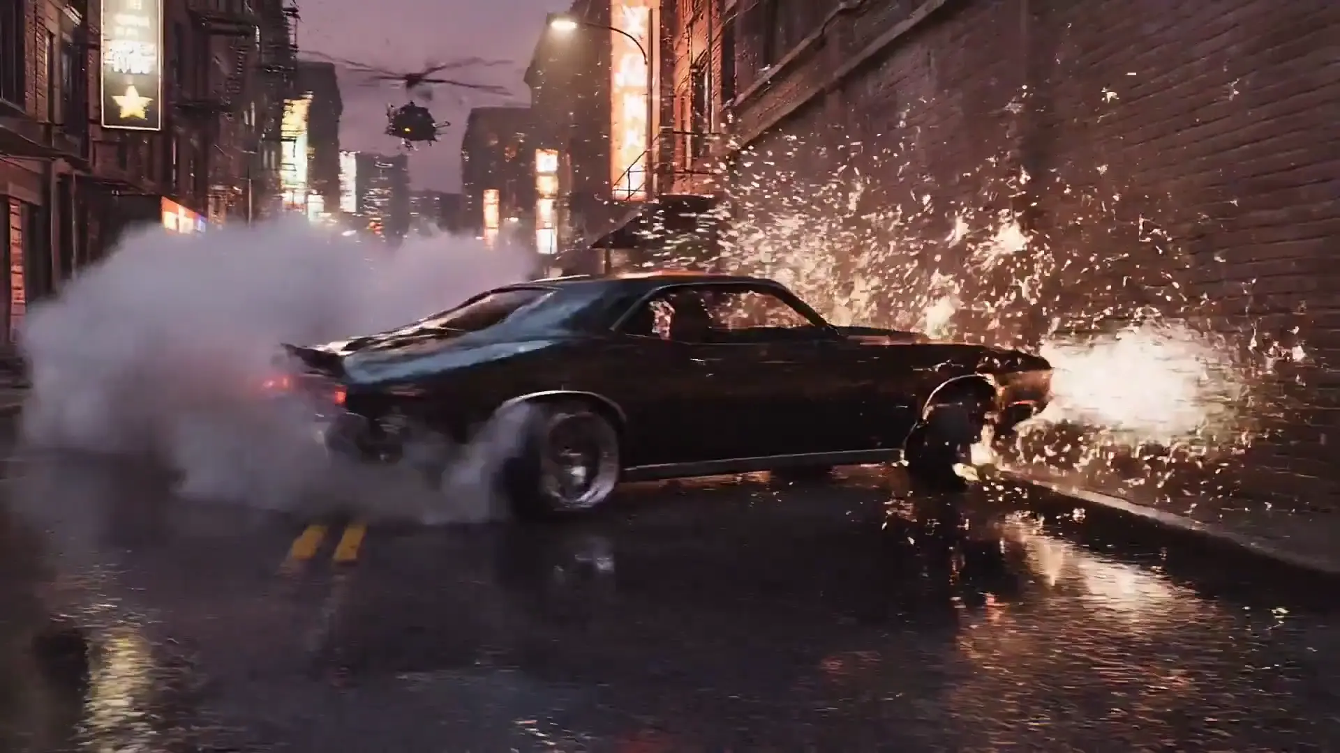 A chase with its own soundtrack reference