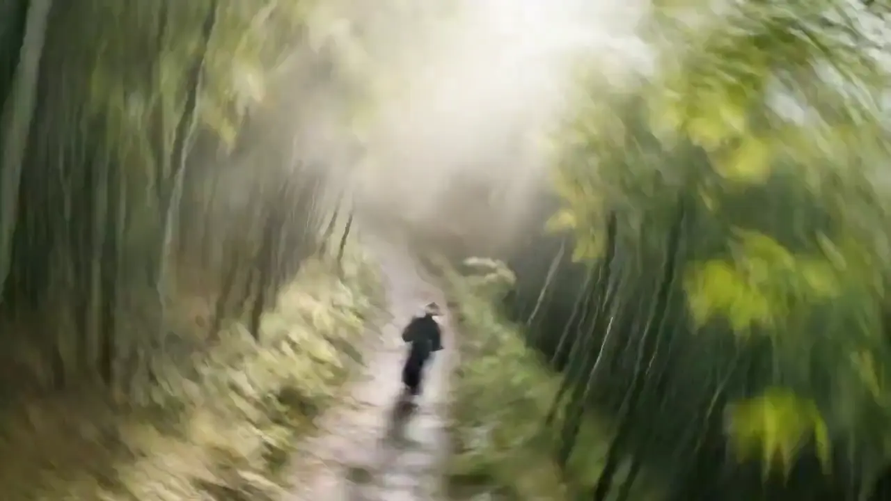 Veo 3.1 bamboo forest reference