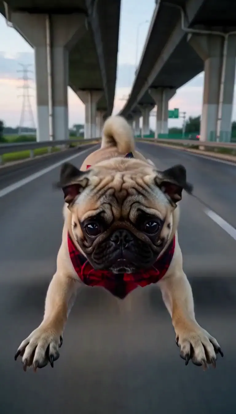 Cena de carro viaduto