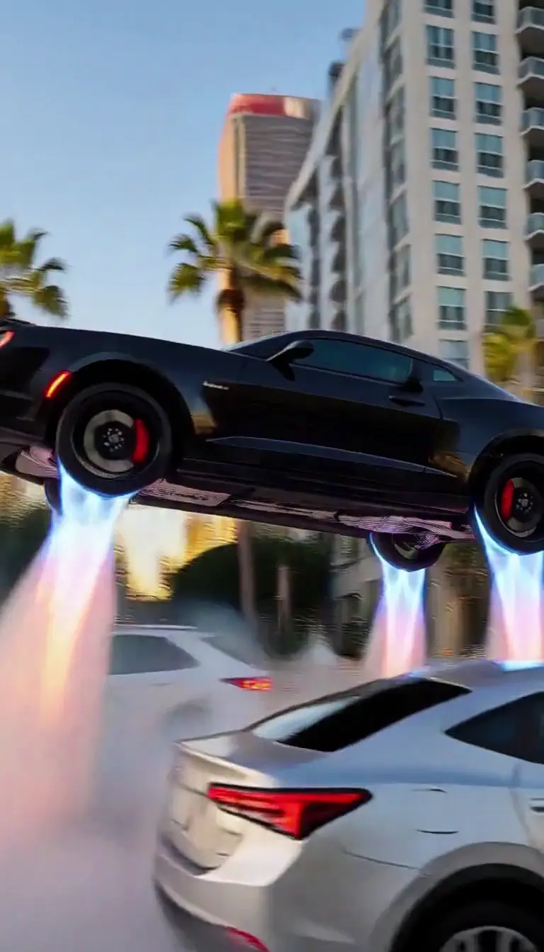 Flying Car AI Video — Virvy
